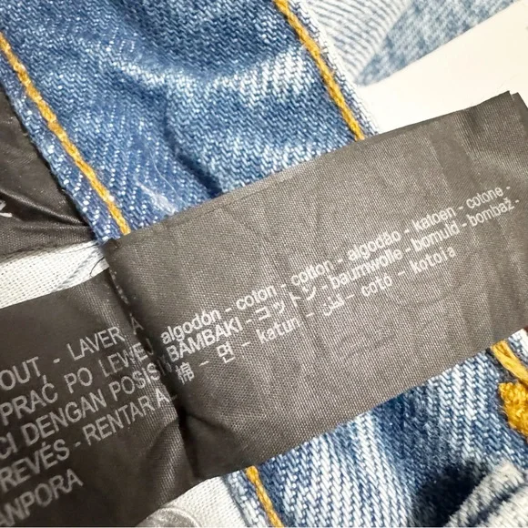 Zara The Ripped High Waist Mom Jeans NWT 0 - Picture 11 of 12